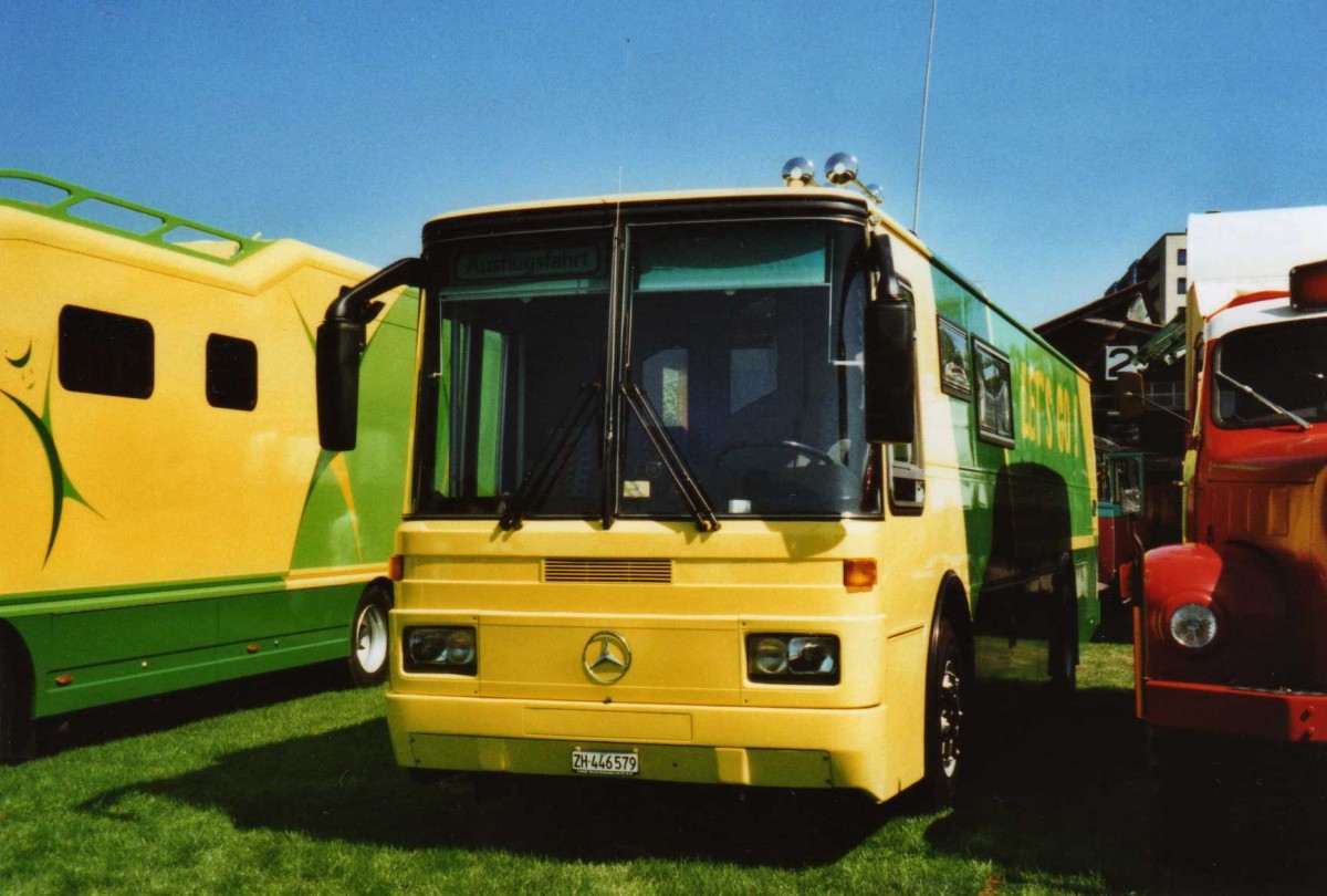 (119'837) - Meier, B�lach - ZH 446'579 - Mercedes/Lauber (ex Jaggi, Kippel) am 15. August 2009 in Zug, Wohnbustreffen