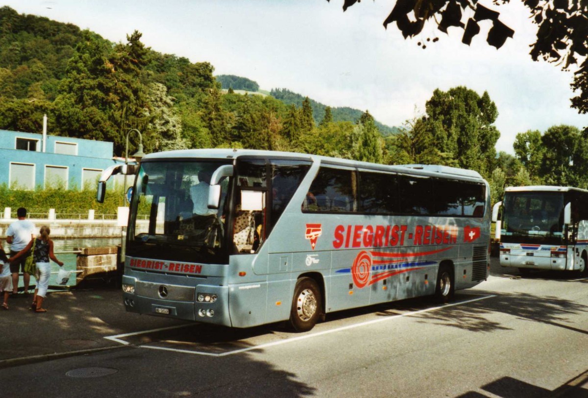 (120'104) - Siegrist, Eiken - Nr. 38/AG 16'549 - Mercedes am 16. August 2009 bei der Schiffl�ndte Thun
