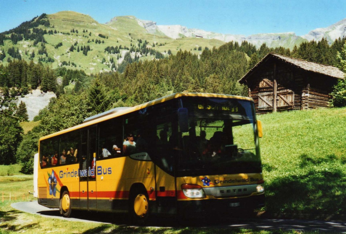 (120'318) - AVG Grindelwald - Nr. 21/BE 100'930 - Setra am 23. August 2009 in Grindelwald, Sch�rli