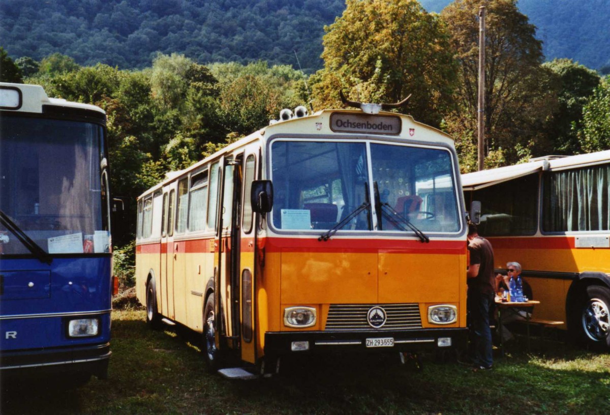 (121'015) - Gadliger, Horgen - ZH 293'555 - Saurer/T�scher (ex Lienert&Ehrler, Einsiedeln; ex Lienert, Einsiedeln) am 12. September 2009 auf dem Monte Ceneri