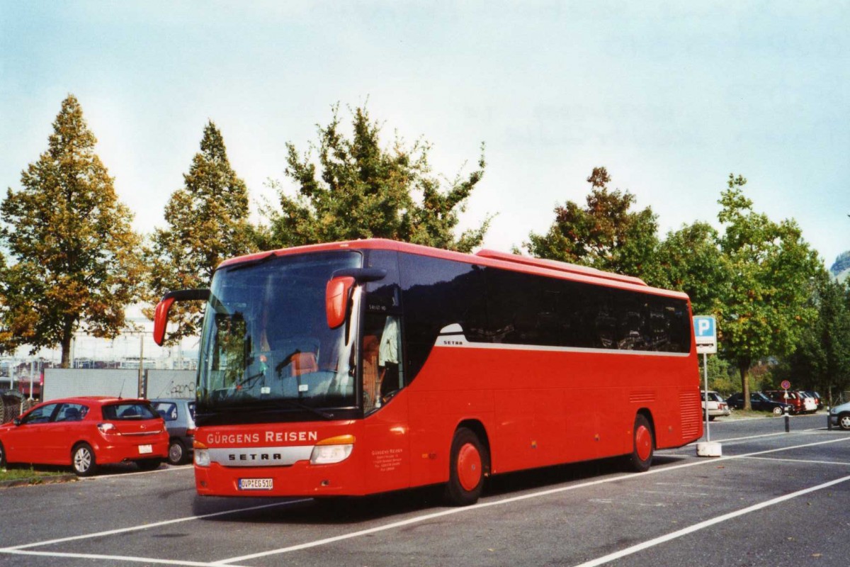 (121'429) - Aus Deutschland: G�rgens, Seebad Bansin - OVP-EG 510 - Setra am 16. Oktober 2009 in Thun, Seestrasse