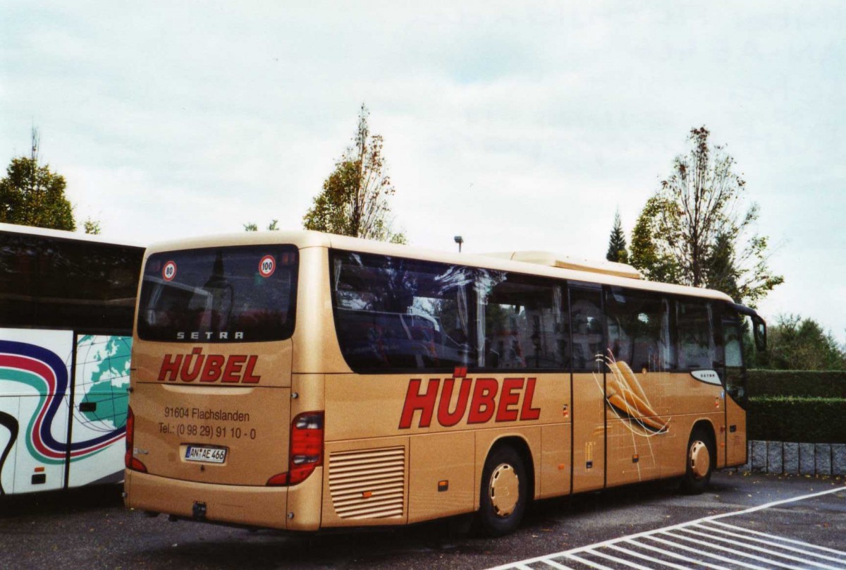 (121'509) - H�bel, Flachslanden - AN-AE 466 - Setra am 18. Oktober 2009 in Rust, Europapark