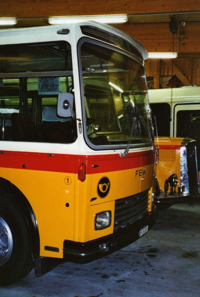 (121'811) - Biegger, Uster - Nr. 1/ P 24'183  - FBW/FHS (ex P 24'183) am 24. Oktober 2009 in Ziegelbr�cke, Museum (Teilaufnahme)