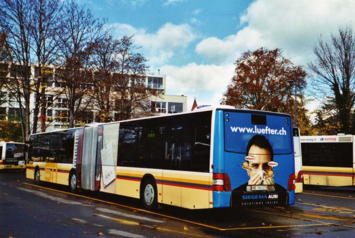 (121'837) - STI Thun - Nr. 121/BE 700'121 - MAN am 4. November 2009 bei der Schiffl�ndte Thun