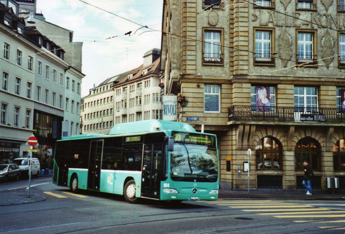 (122'109) - BVB Basel - Nr. 804/BS 2804 - Mercedes am 17. November 2009 in Basel, Schiffl�nde
