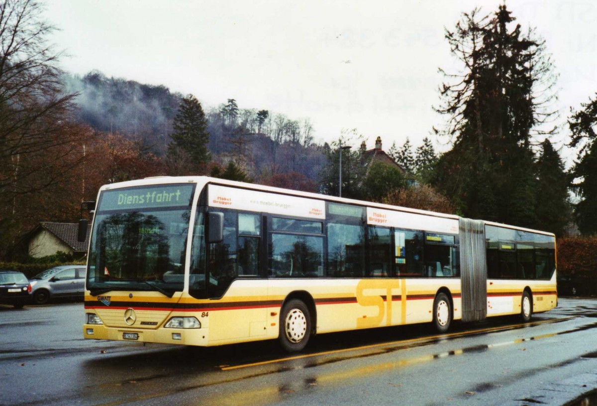 (122'604) - STI Thun - Nr. 84/BE 543'384 - Mercedes am 7. Dezember 2009 bei der Schiffl�ndte Thun