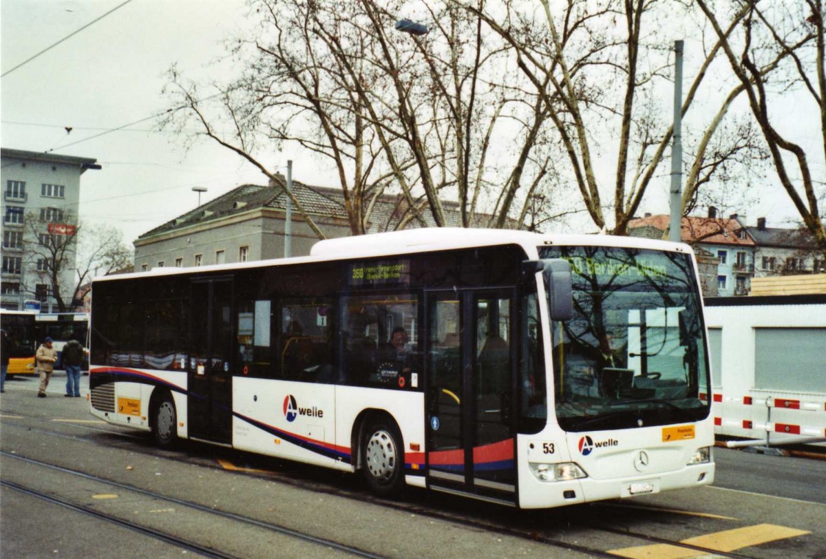 (123'003) - Steffen, Remetschwil - Nr. 53/AG 8910 - Mercedes am 13. Dezember 2009 beim Bahnhof Z�rich-Wiedikon
