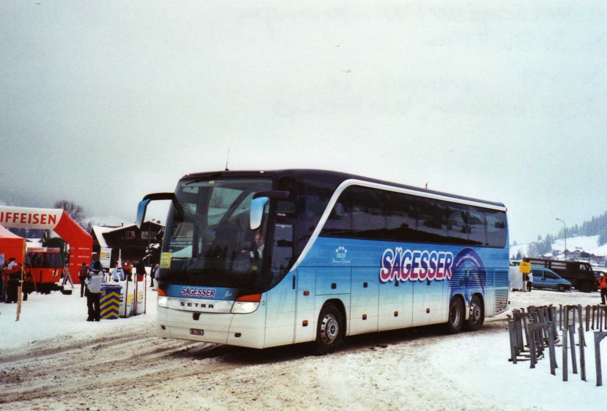 (123'533) - S�gesser, Wintersingen - Nr. 3/BL 7194 - Setra am 9. Januar 2010 in Adelboden, Weltcup