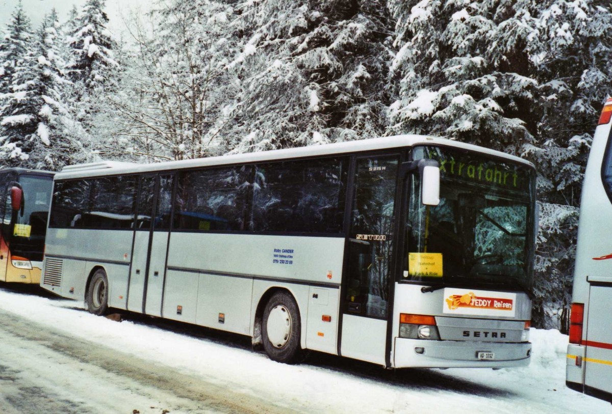 (123'621) - Gander, Ch�teau-d'Oex - VD 1012 - Setra am 9. Januar 2010 in Adelboden, Unter dem Birg
