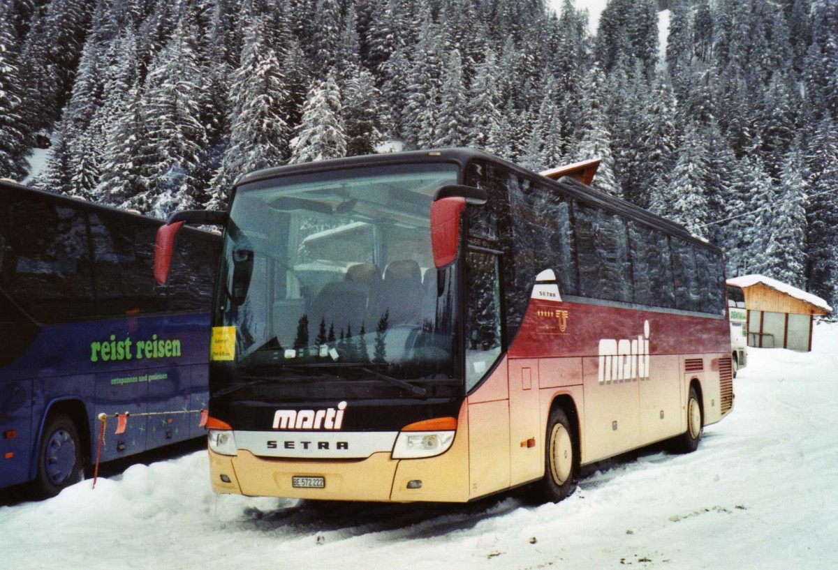 (123'729) - Marti, Kallnach - Nr. 22/BE 572'222 - Setra am 9. Januar 2010 in Adelboden, Unter dem Birg