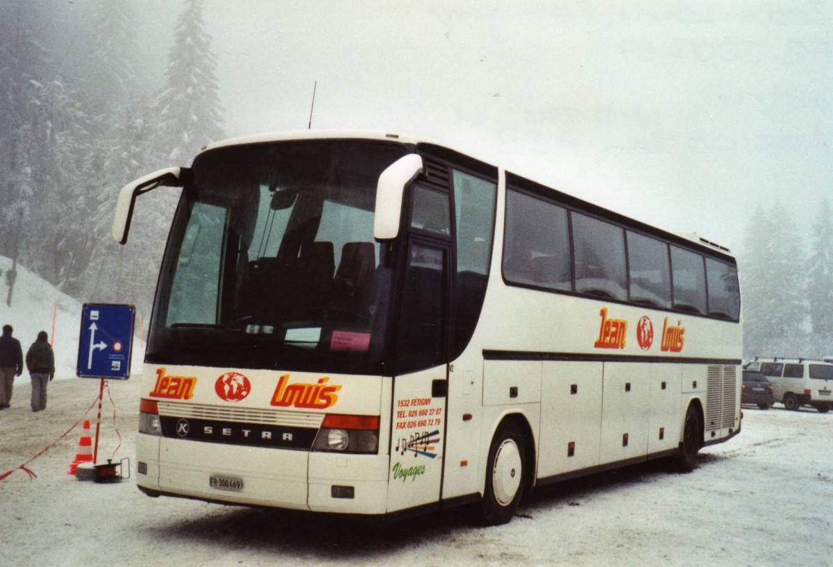 (123'906) - Jean-Louis, F�tigny - FR 300'469 - Setra am 9. Januar 2010 in Adelboden, ASB