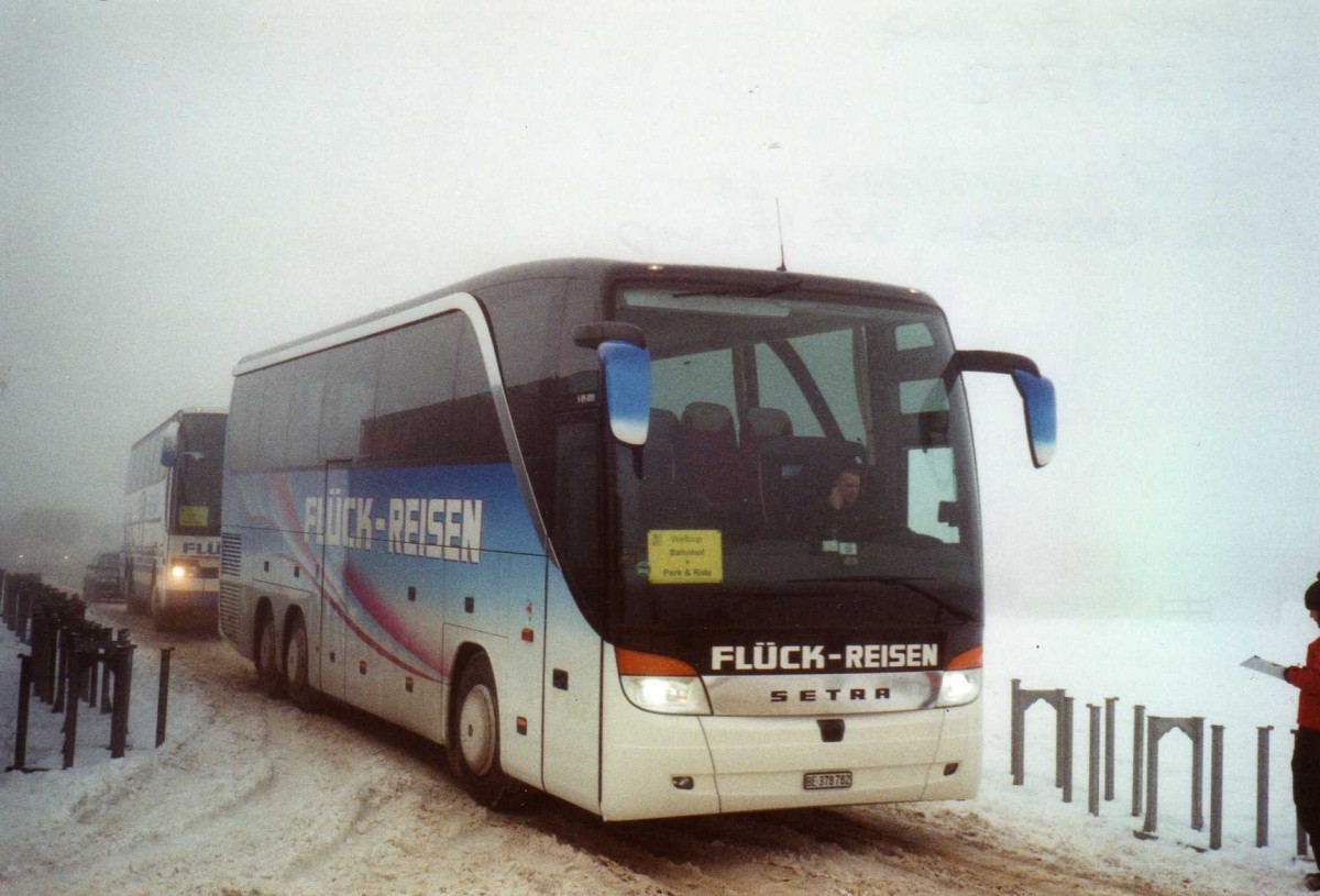 (123'926) - Fl�ck, Brienz - BE 378'782 - Setra am 9. Januar 2010 in Adelboden, Weltcup