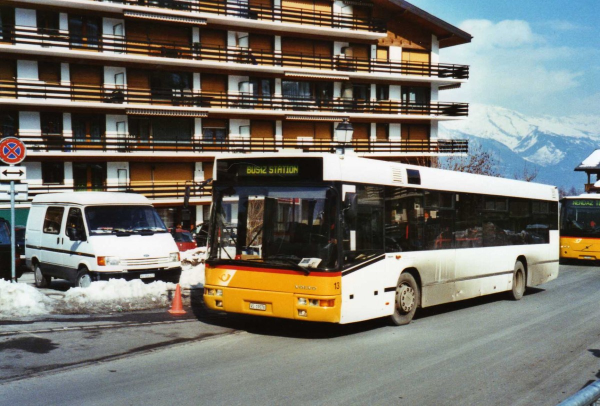 (124'701) - Lathion, Sion - Nr. 13/VS 19'078 - Volvo/Steyr (ex AHW Horgen Nr. 3; ex Vorf�hrfahrzeug) am 9. M�rz 2010 in Haute-Nendaz, T�l�