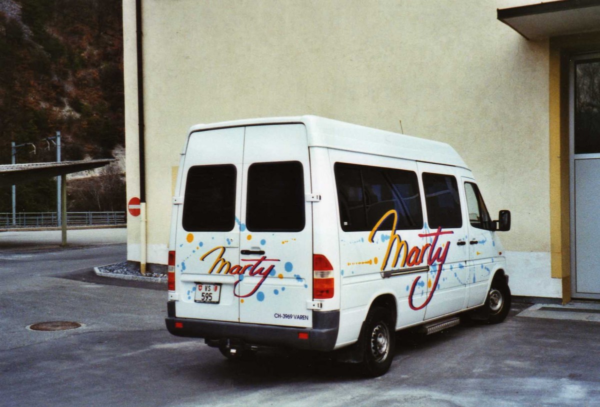 (124'722) - Marty, Varen - VS 595 - Mercedes am 9. M�rz 2010 in Leuk, Garage LLB