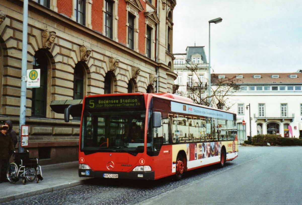 (124'807) - SWK Konstanz - Nr. 8/KN-C 1108 - Mercedes am 10. M�rz 2010 in Konstanz, Post/Marktst�tte
