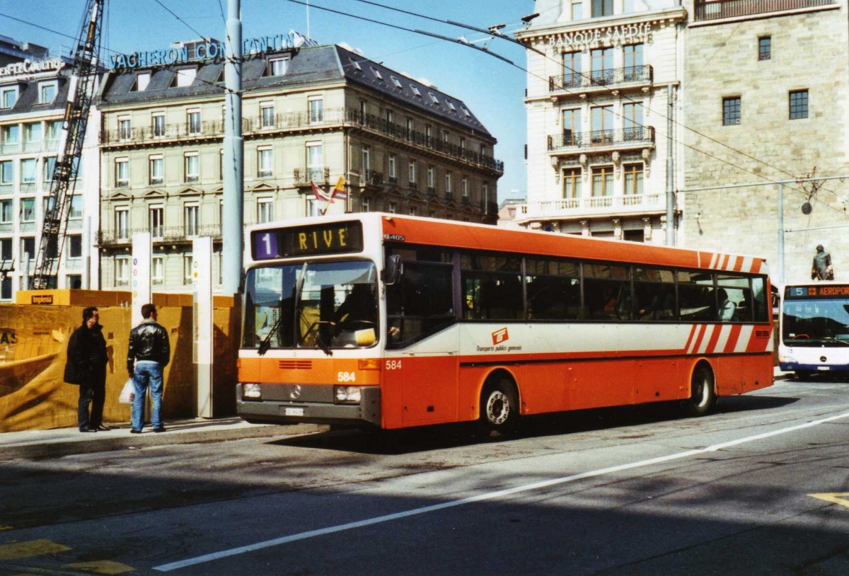 (124'927) - TPG Gen�ve - Nr. 584/GE 96'418 - Mercedes am 13. M�rz 2010 in Gen�ve, Bel-Air