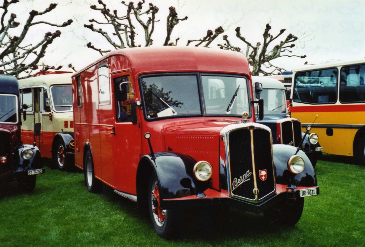 (125'722) - Schuler, Amsteg - UR 9031 - Berna/Hess (ex H�fliger, Luzern; ex M+3143) am 1. Mai 2010 in Arbon, Arbon Classics