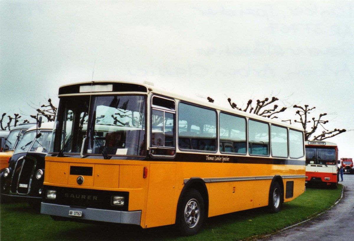 (125'731) - Lanker, Speicher - AR 37'767 - Saurer/T�scher am 1. Mai 2010 in Arbon, Arbon Classics