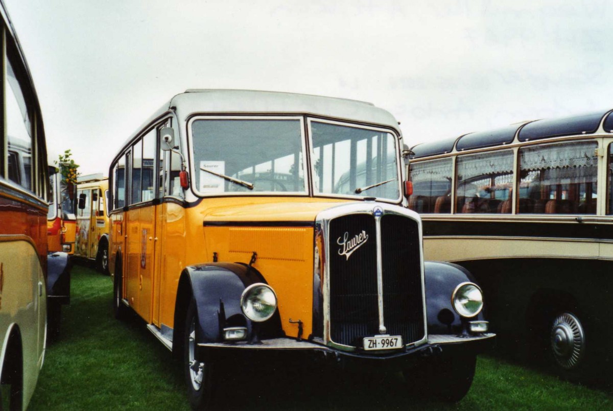 (125'733) - Wegm�ller, Attikon - ZH 9967 - Saurer/Hess (ex P 24'531; ex P 1375) am 1. Mai 2010 in Arbon, Arbon Classics