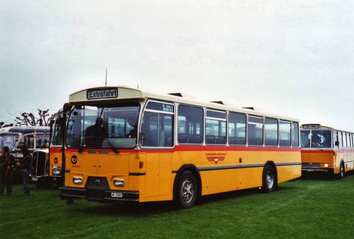(125'805) - Osthues, Teufen - Nr. 15/AR 17'057 - Saurer-Leyland/Hess (ex AVG Grindelwald Nr. 15; ex RhV Altst�tten Nr. 42) am 1. Mai 2010 in Arbon, Arbon Classics