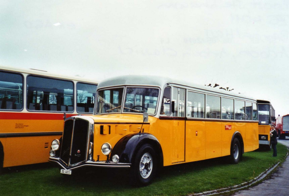 (125'809) - Roost, Steinhausen - ZG 4011 - Berna/Hess (ex diverse Besitzer; ex AGO Olten Nr. 5) am 1. Mai 2010 in Arbon, Arbon Classics