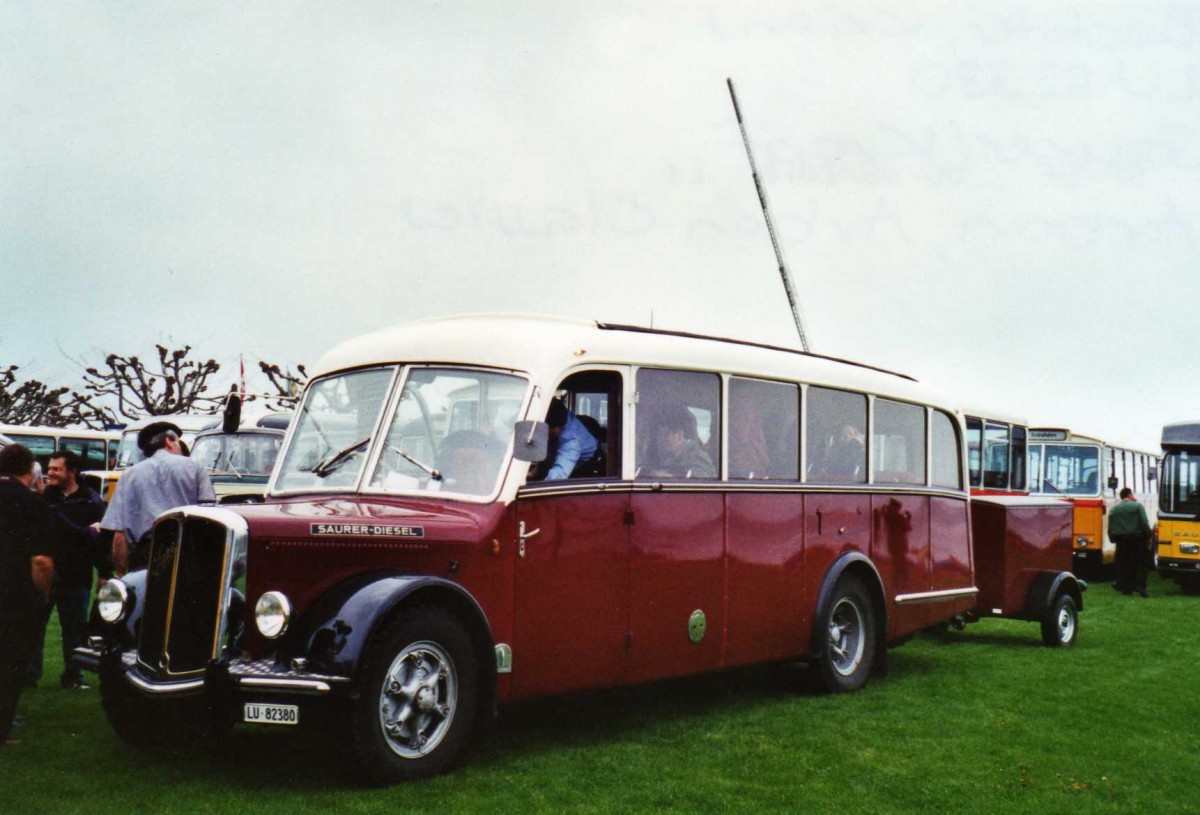 (125'827) - Bechter, Kriens - LU 82'380 - Saurer/Krapf (ex M�nch, D-Marienberg; ex Spirig, Widnau; ex RhV Altst�tten Nr. 33; ex Th�r, Eichberg) am 1. Mai 2010 in Arbon, Arbon Classics