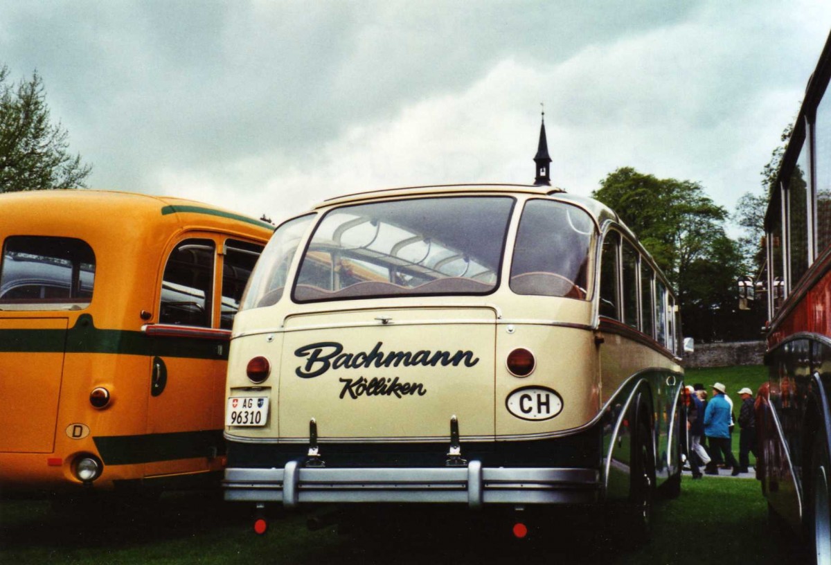 (125'902) - Bachmann, K�lliken - AG 96'310 - Saurer/R&J (ex BSF Hochdorf; ex Wenger, Interlaken) am 1. Mai 2010 in Arbon, Arbon Classics