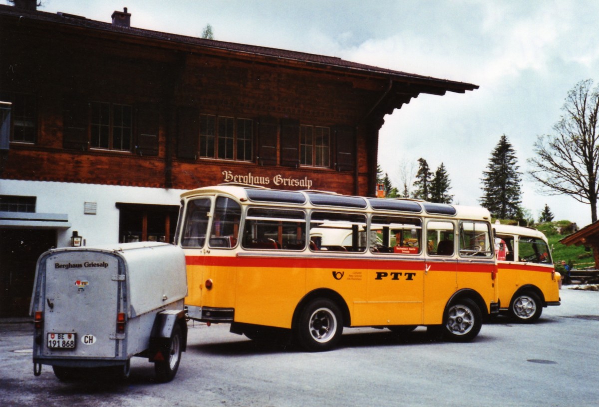 (126'708) - Schmid, Th�rishaus - Nr. 9/BE 26'105 - Saurer/R&J (ex Geiger, Adelboden Nr. 9) am 29. Mai 2010 auf der Griesalp