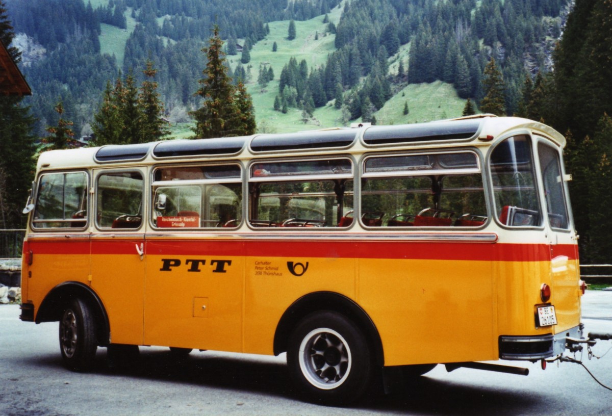 (126'710) - Schmid, Th�rishaus - Nr. 9/BE 26'105 - Saurer/R&J (ex Geiger, Adelboden Nr. 9) am 29. Mai 2010 auf der Griesalp