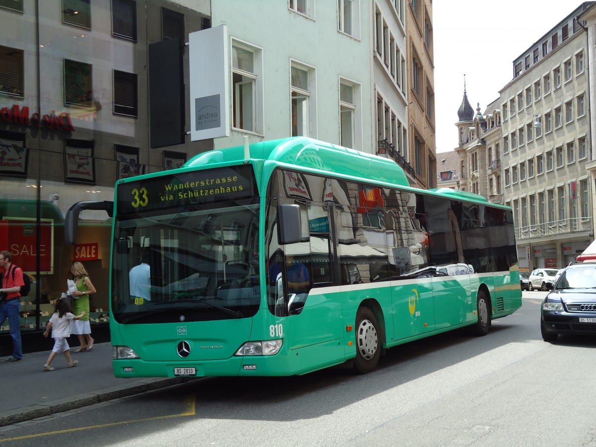 (127'661) - BVB Basel - Nr. 810/BS 2810 - Mercedes am 6. Juli 2010 in Basel, Schiffl�ndte