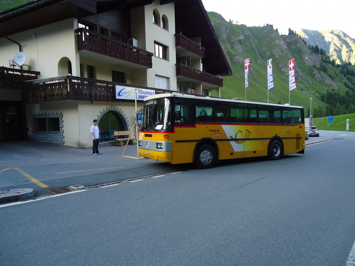 (128'299) - Zegg, Samnaun - GR 995 - Mercedes/FHS (ex PostAuto Graub�nden; ex P 23'325) am 7. August 2010 in Samnaun, Post