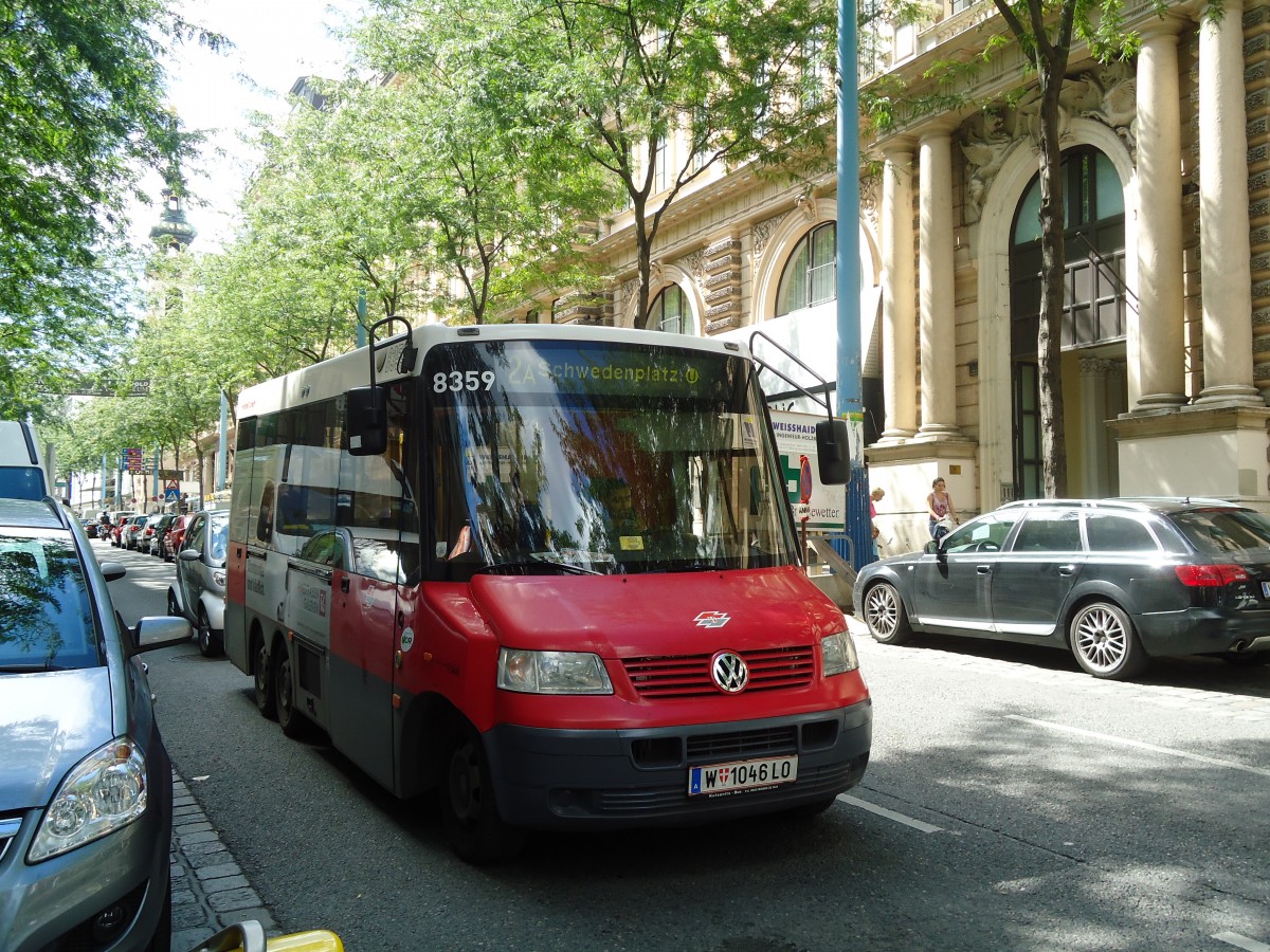 (128'385) - Wiener Linien - Nr. 8359/W 1046 LO - VW/Kutsenits am 9. August 2010 in Wien, K�nigsklostergasse