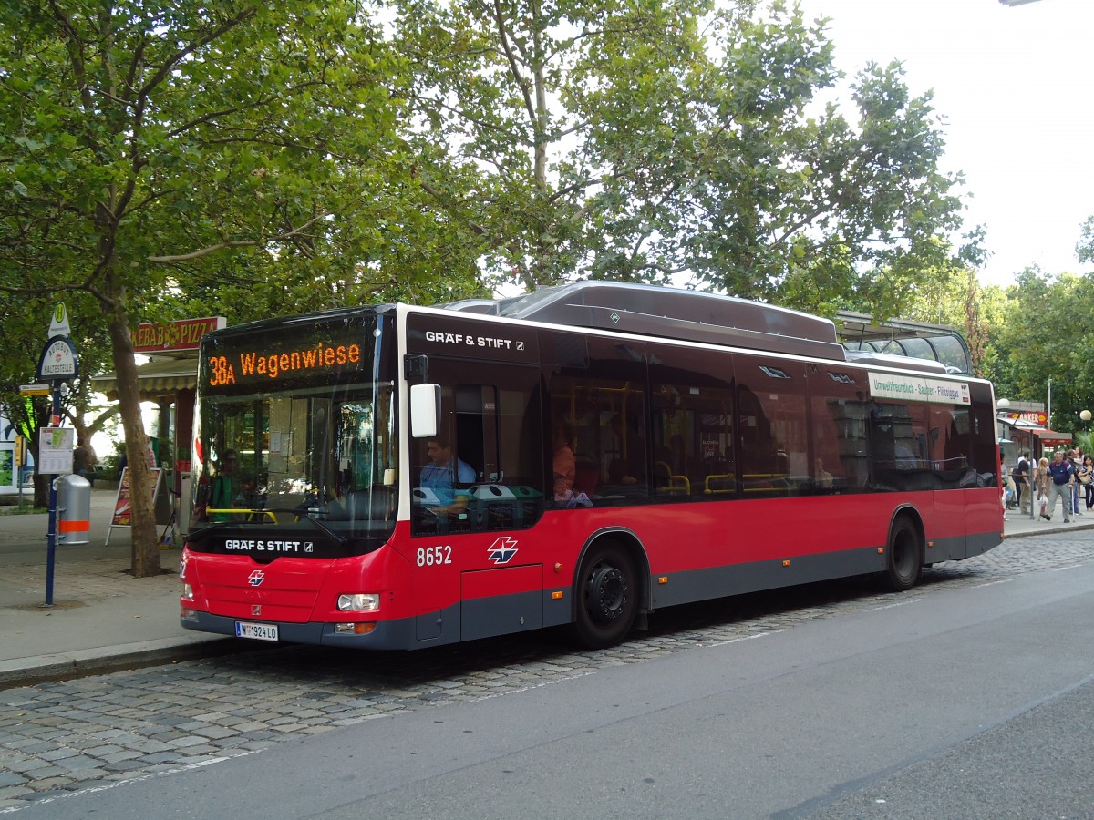 (128'429) - Wiener Linien - Nr. 8652/W 1924 LO - Gr�f&Stift am 9. August 2010 in Wien, Heiligenstadt
