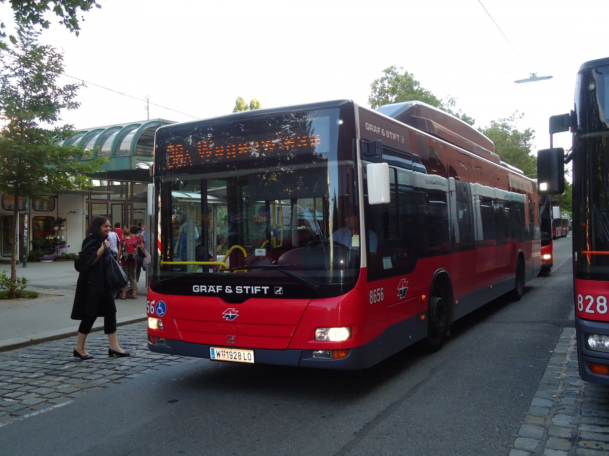 (128'443) - Wiener Linien - Nr. 8656/W 1928 LO - Gr�f&Stift am 9. August 2010 in Wien, Heiligenstadt