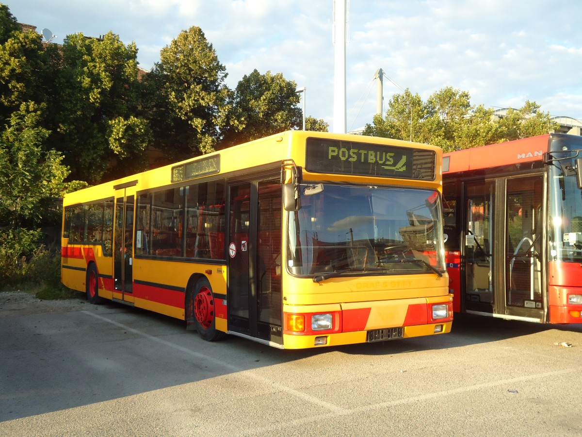 (128'465) - PostBus - Gr�f&Stift am 9. August 2010 in Wien, Garage H�tteldorf