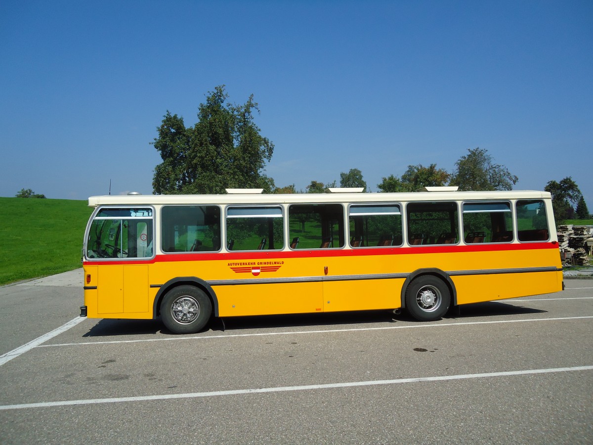 (128'856) - Osthues, Teufen - Nr. 15/AR 17'057 - Saurer/Leyland-Hess (ex AVG Grindelwald Nr. 15; ex RhV Altst�tten Nr. 42) am 21. August 2010 in M�rschwil, Gasthaus Krone