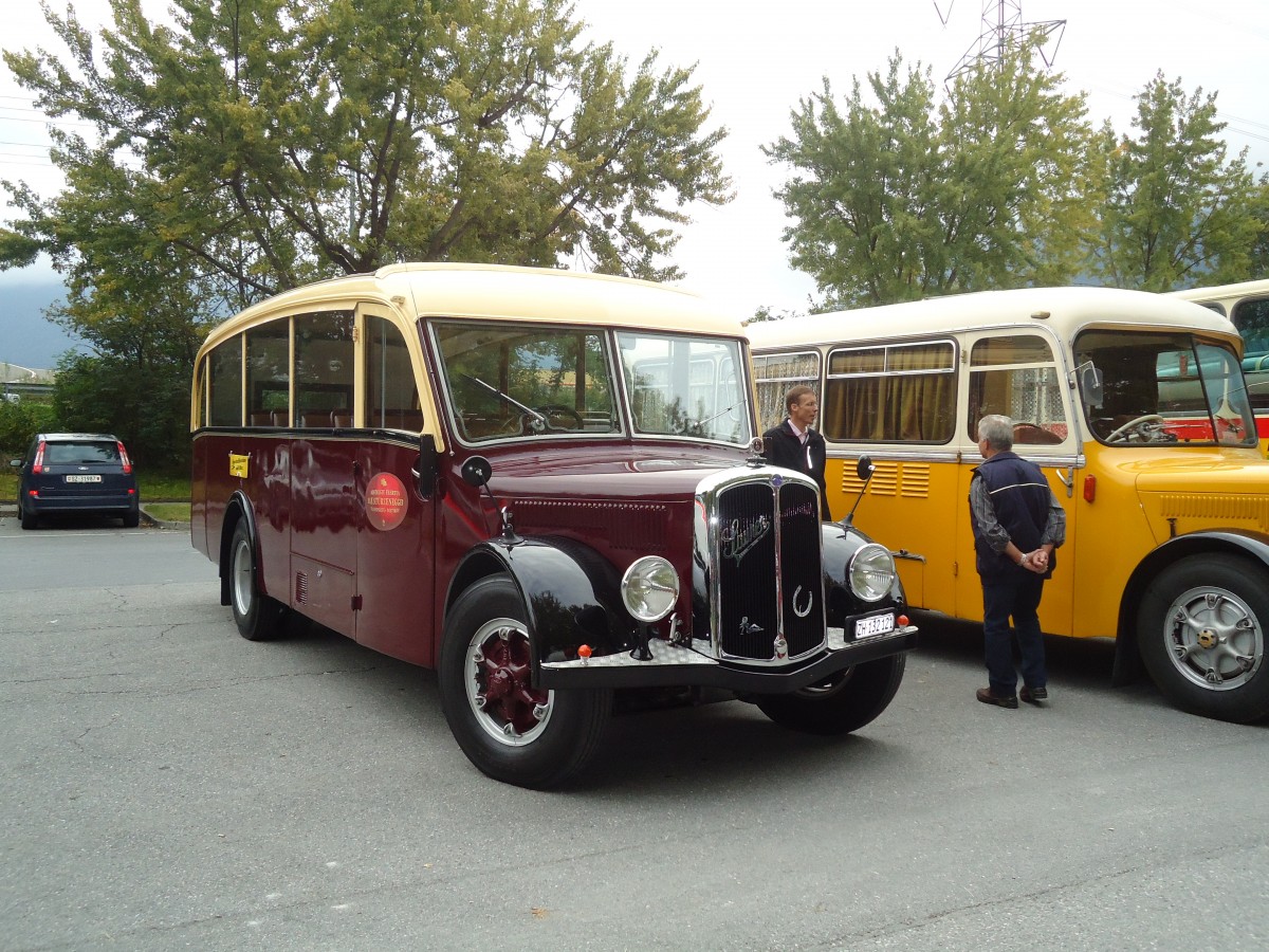 (129'781) - Sturzenegger, Bergdietikon - ZH 132'121 - Saurer/Saurer (ex Mazzoleni, Chur; ex Societ� Rabadan, Bellinzona; ex Faggio, Bellinzona) am 18. September 2010 in Chur, Obere Au