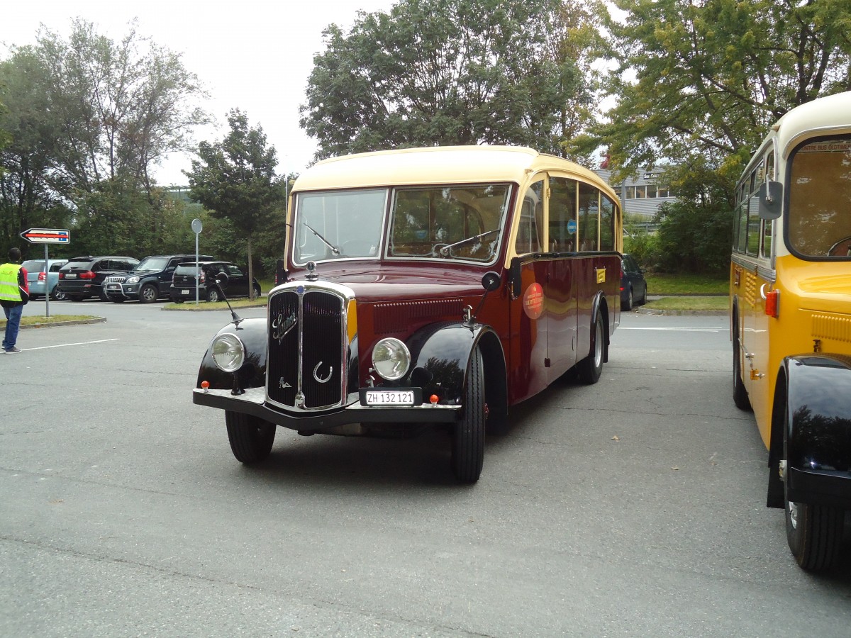(129'782) - Sturzenegger, Bergdietikon - ZH 132'121 - Saurer/Saurer (ex Mazzoleni, Chur; ex Societ� Rabadan, Bellinzona; ex Faggio, Bellinzona) am 18. September 2010 in Chur, Obere Au