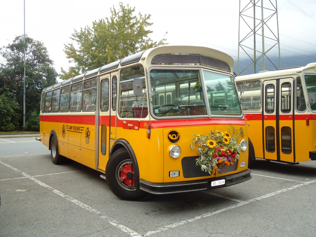 (129'811) - Fischer, Basel - Nr. 21/BS 2661 - FBW/Gangloff (ex B�tra, Birr Nr. 21; ex P 24'160) am 18. September 2010 in Chur, Obere Au