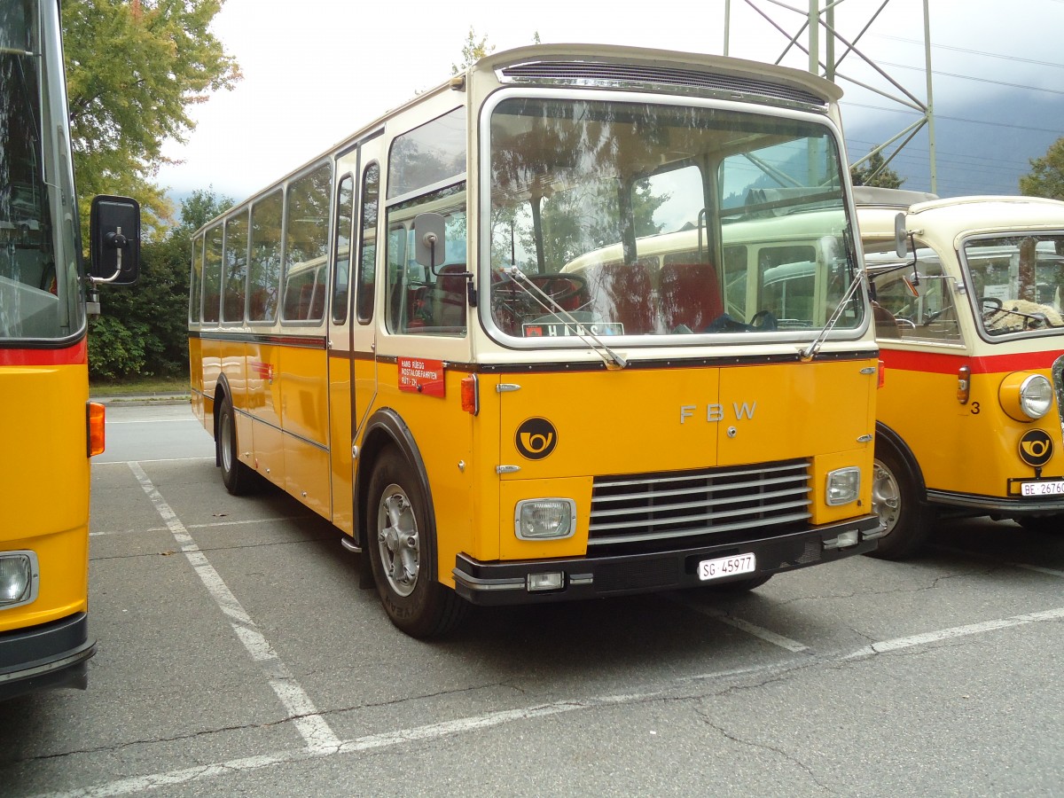 (129'819) - R�egg, R�ti - SG 45'977 - FBW/Gangloff (ex P 24'169) am 18. September 2010 in Chur, Obere Au