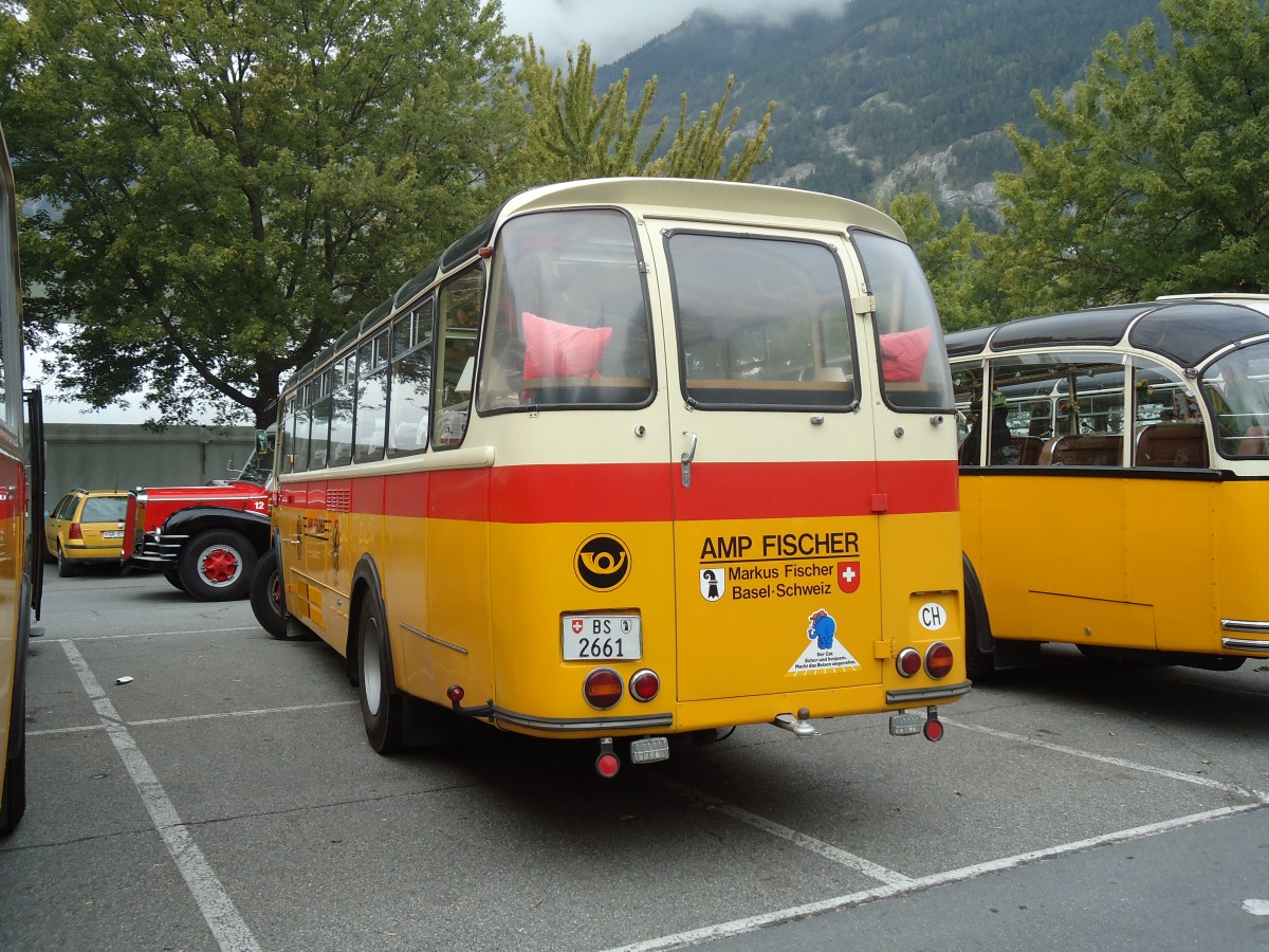 (129'842) - Fischer, Basel - Nr. 21/BS 2661 - FBW/Gangloff (ex B�tra, Birr Nr. 21; ex P 24'160) am 18. September 2010 in Chur, Obere Au