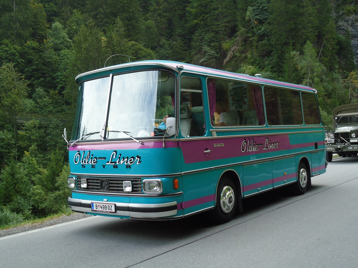 (129'859) - Aus Oesterreich: W�stner, Bezau - B 499 DZ - Setra am 18. September 2010 bei Valendas