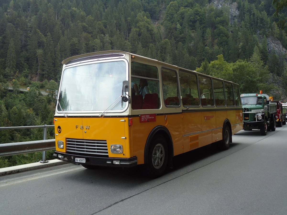 (129'881) - R�egg, R�ti - SG 45'977 - FBW/Gangloff (ex P 24'169) am 18. September 2010 bei Valendas