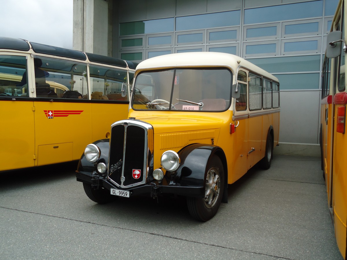 (129'957) - Pfeiffer, H�tten - GL 9959 - Berna/Regazzoni (ex Rieser, H�tten; ex Jelmorini, Tesserete; ex Malfanti, Sonvico) am 18. September 2010 in Breil, Milit�ranlage