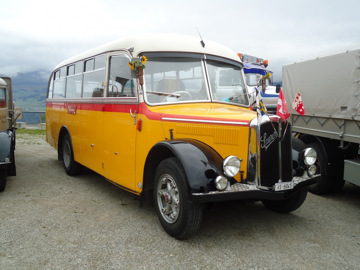 (130'033) - Suter, Savi�se - VS 6045 - Saurer/Lauber (ex Humbert-Droz, Ligni�res; ex P 21'016; ex Pache+Helfer, Colombier) am 18. September 2010 in Breil, Milit�ranlage