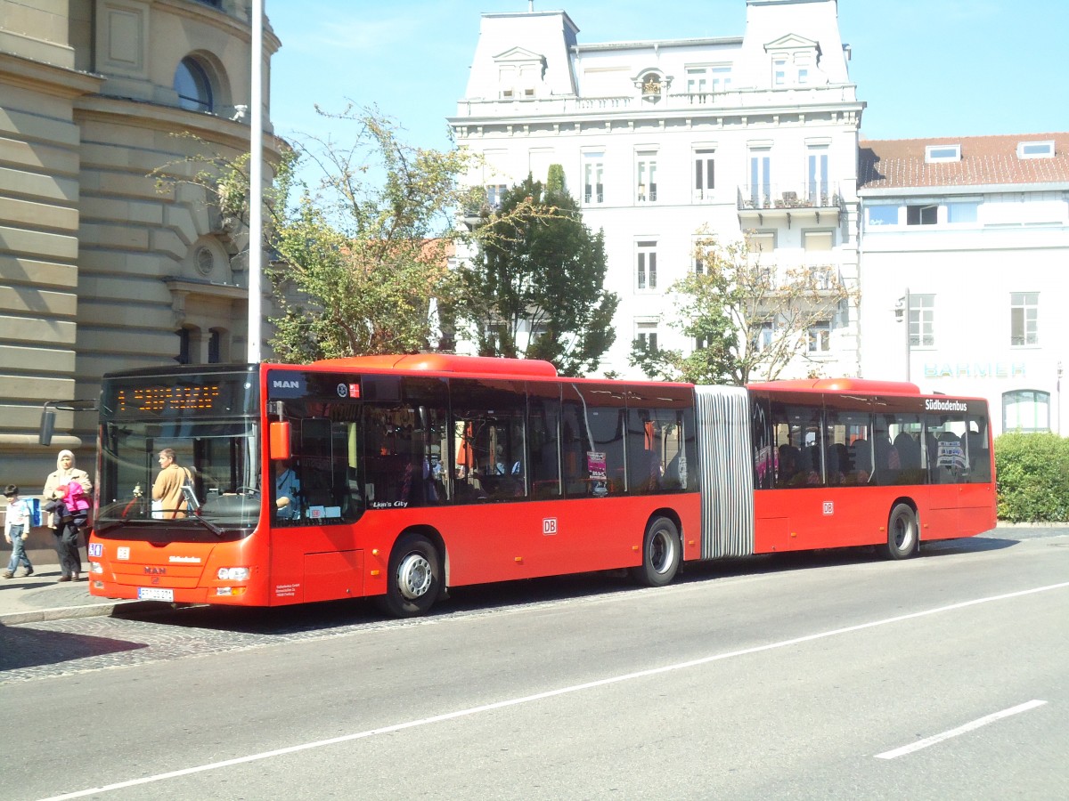(130'073) - SBG Freiburg - FR-JS 271 - MAN am 20. September 2010 in Konstanz, Post/Marktst�tte
