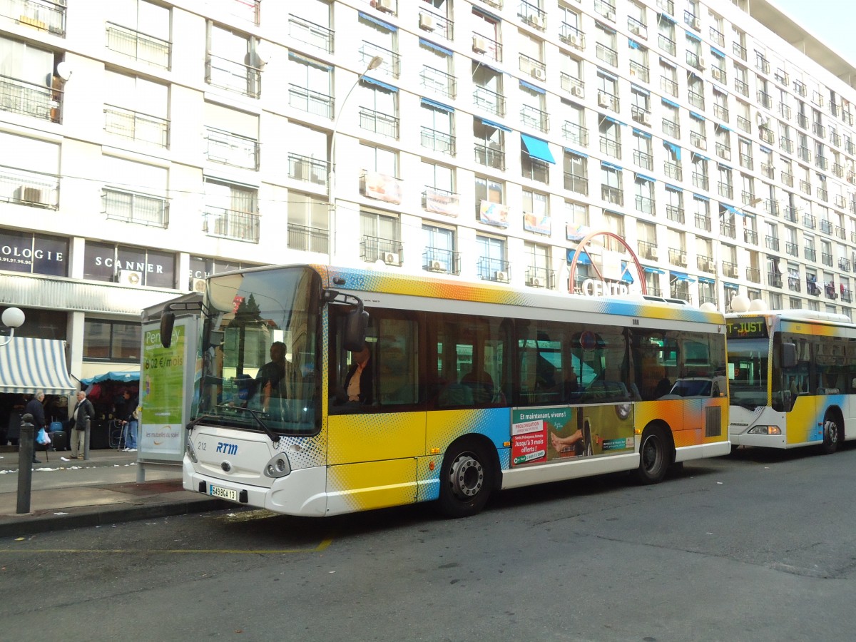 (130'507) - RTM Marseille - Nr. 212/649 BGA 13 - Heuliez am 15. Oktober 2010 in Canebi�re Bourse