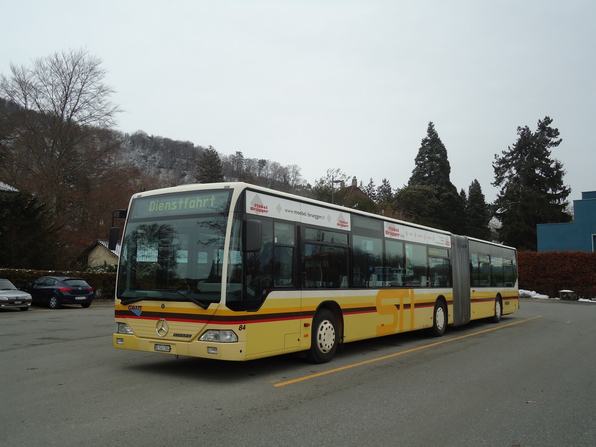 (131'550) - STI Thun - Nr. 84/BE 543'384 - Mercedes am 10. Dezember 2010 bei der Schiffl�ndte Thun