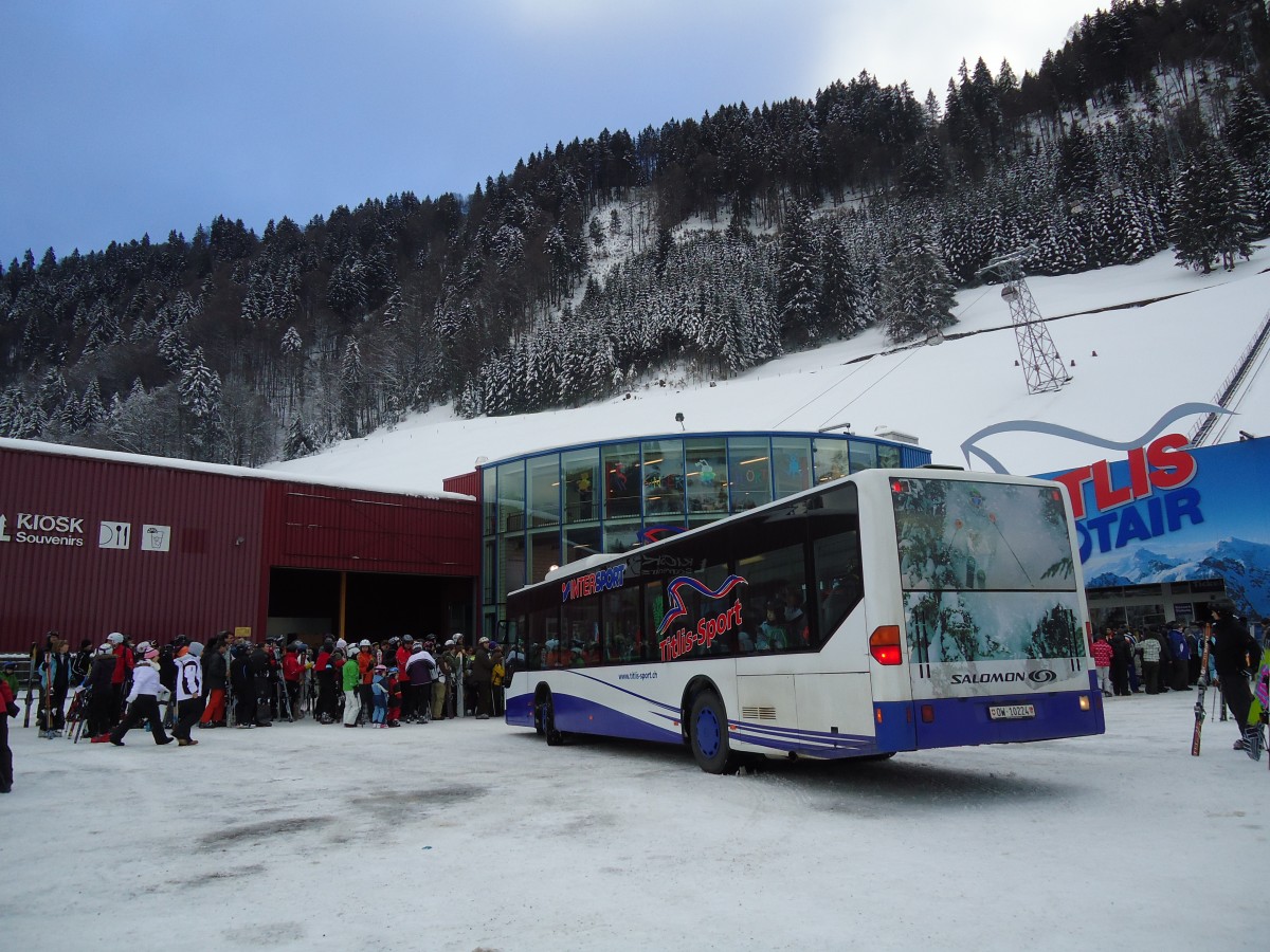 (131'768) - EAB Engelberg - Nr. 6/OW 10'224 - Mercedes (ex TC La Chaux-de-Fonds) am 29. Dezember 2010 in Engelberg, Titlisbahnen