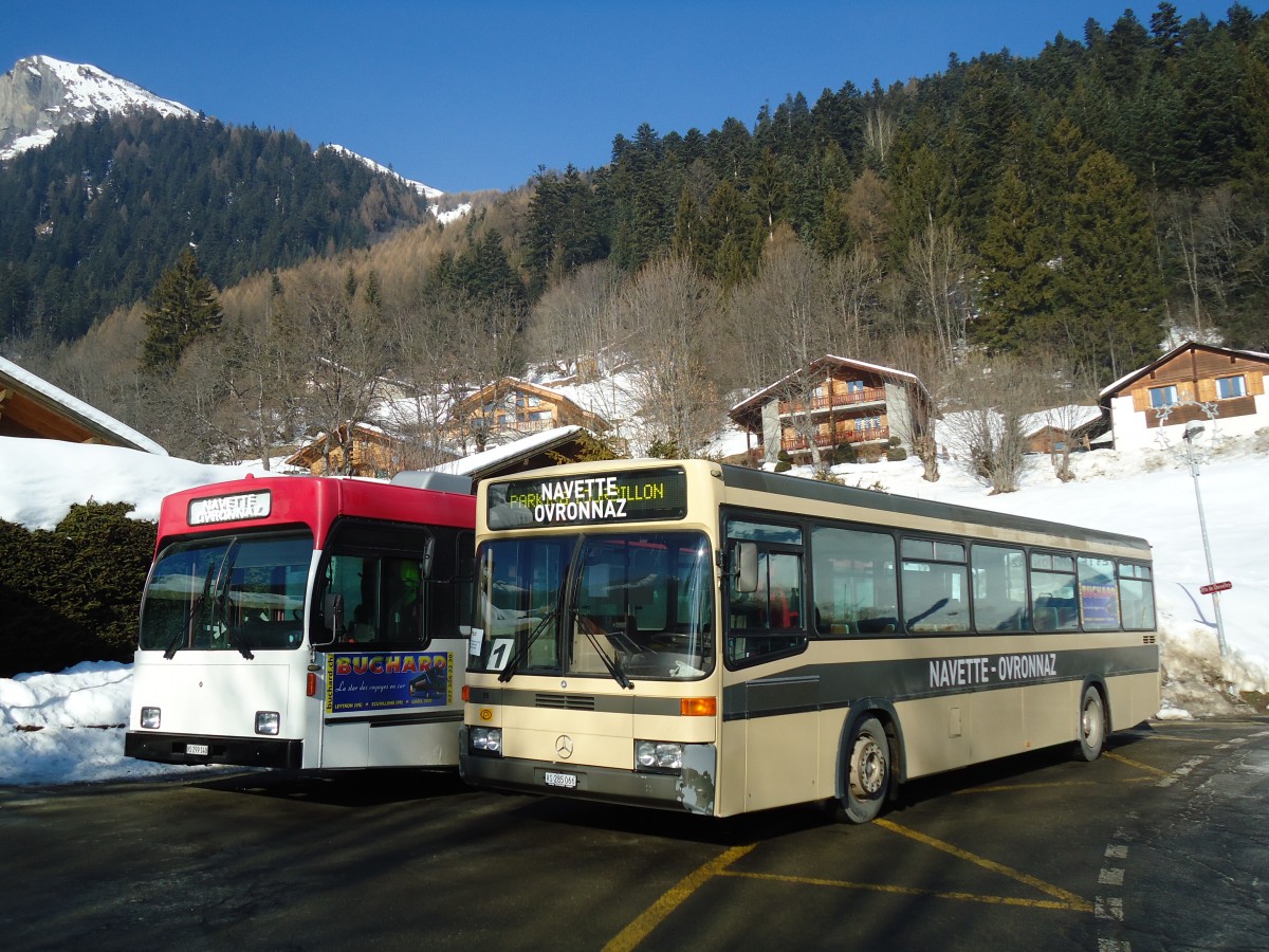 (131'949) - Buchard, Leytron - Nr. 95/VS 285'066 - Mercedes/R&J (ex AZZK Zollikon Nr. 27) am 2. Januar 2011 in Ovronnaz, La Crois�e